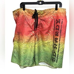 Ed Hardy Vibrant Colors Men’s Trunks Size XL